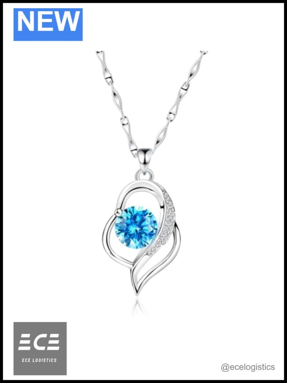 Heart Pendant Choker Necklace 925 Sterling Silver Women's Gift